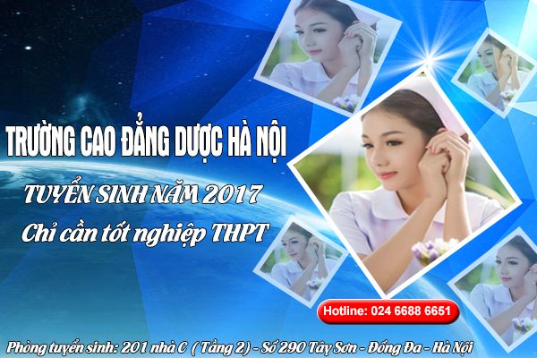 Tuyển sinh Cao đẳng Dược Hà Nội chỉ cần tốt nghiệp THPT năm 2018